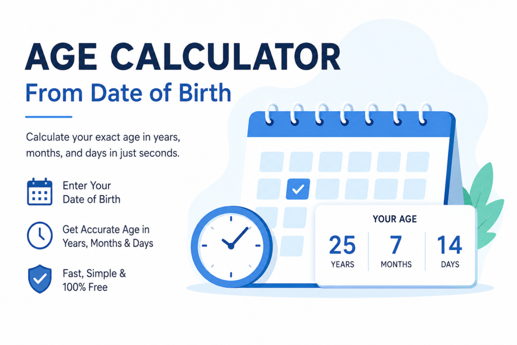 Age Calculator From Date of Birth