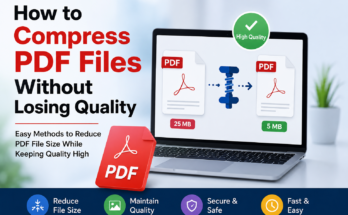 How to Compress PDF Files Without Losing Quality