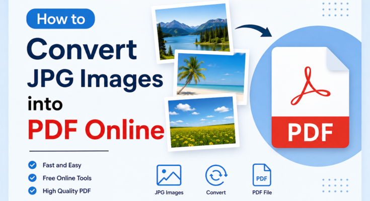 How to Convert JPG Images Into PDF Online