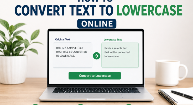 How to Convert Text to Lowercase Online