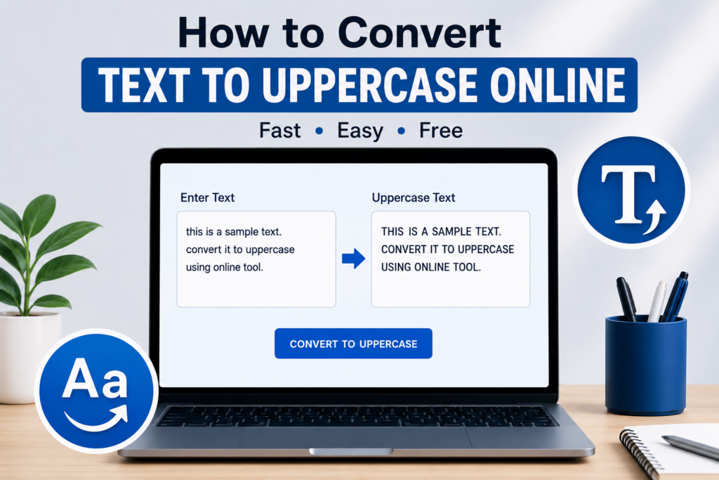 How to Convert Text to Uppercase Online