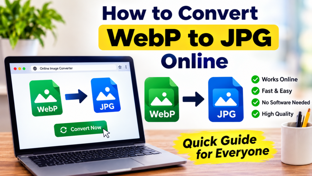 How to Convert WebP to JPG Online