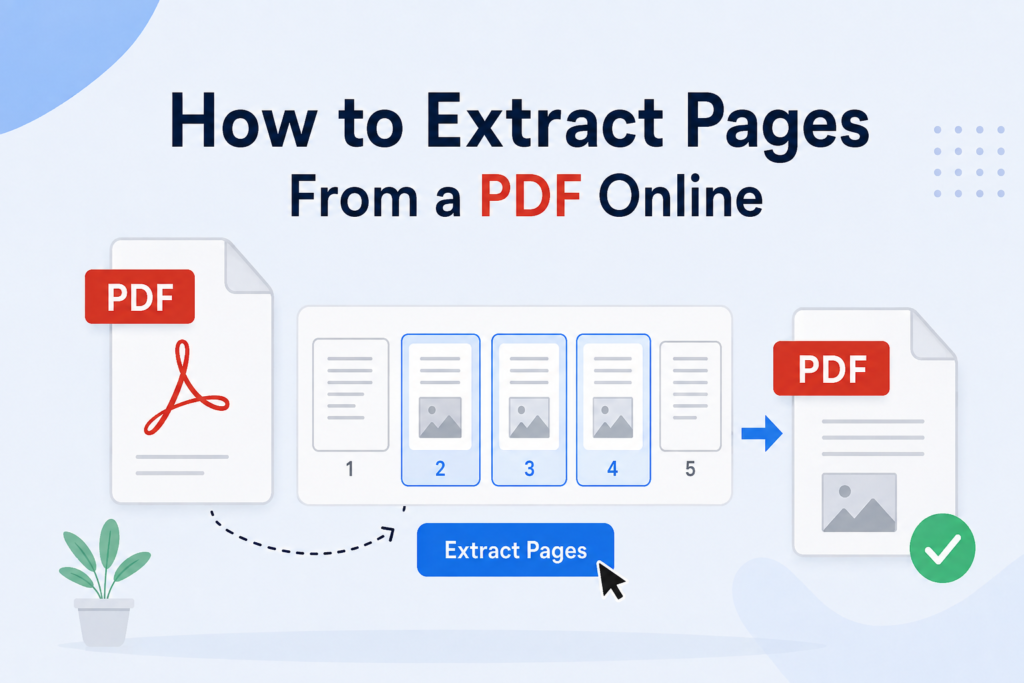 How to Extract Pages From a PDF Online