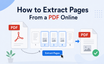 How to Extract Pages From a PDF Online