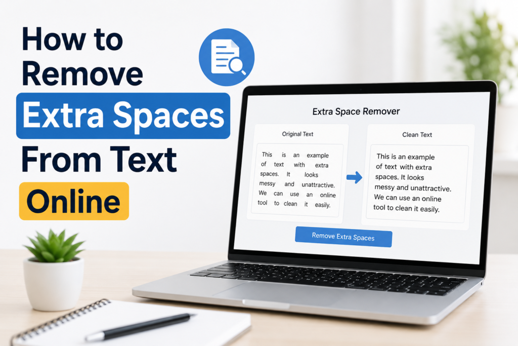 How to Remove Extra Spaces From Text Online