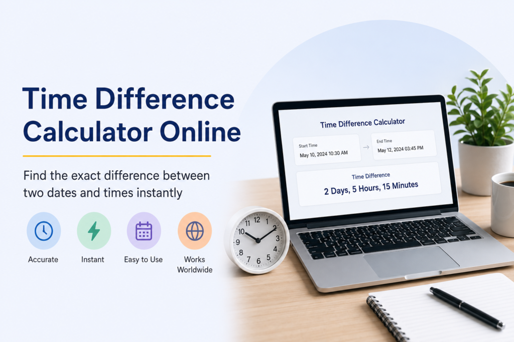 Time Difference Calculator Online