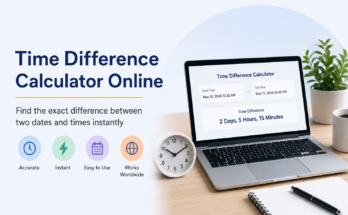 Time Difference Calculator Online