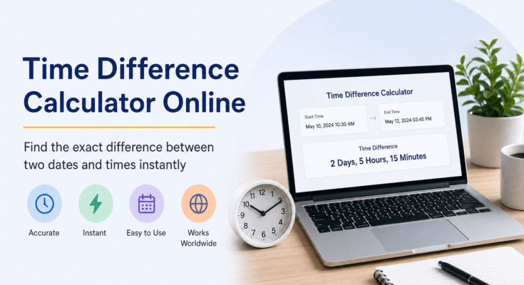 Time Difference Calculator Online